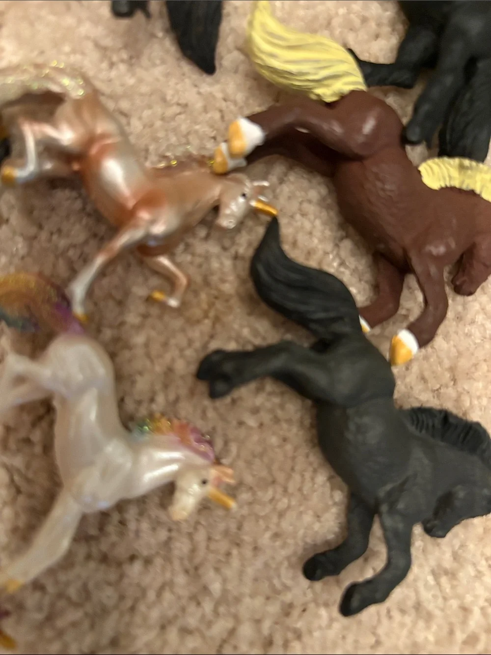 Lot of small Breyer Horses - Unicorn Magic Safari Popak Schleich?